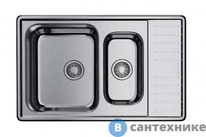 картинка Кухонная мойка OMOIKIRI Sagami 79-2-IN унив./нержавеющая сталь (4993733)