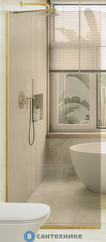 Душевая перегородка в профиле MaybahGlass 1950*790 Стекло 8 мм Бронза (MGD-696-3у)