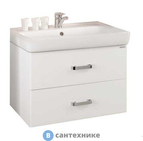 Тумба с раковиной Акватон Америна 70 /Тигода/ (1A1376K1AM010) белая