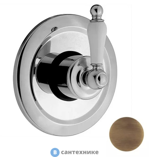 Переключатель CISAL Arcana Toscana на 3 положения, внутренняя и внешняя части в комплекте, бронза (TS00027027)