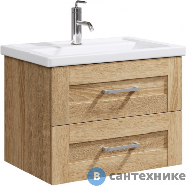 картинка Тумба под раковину Aqwella FOSTER 71 FOS01072DS (подвесная, дуб сонома)