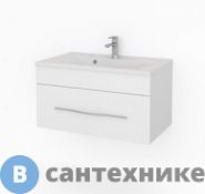 Тумба под раковину Какса-а РЭДИССОН 80 подвесная 1 дверь (под ум. ELEN/Millen-80) белая