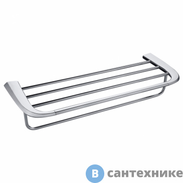 картинка Полка для полотенец ABBER Nord AA1554 хром
