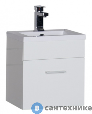 картинка Тумба под раковину Aquanet Нота 40 белый (159137)