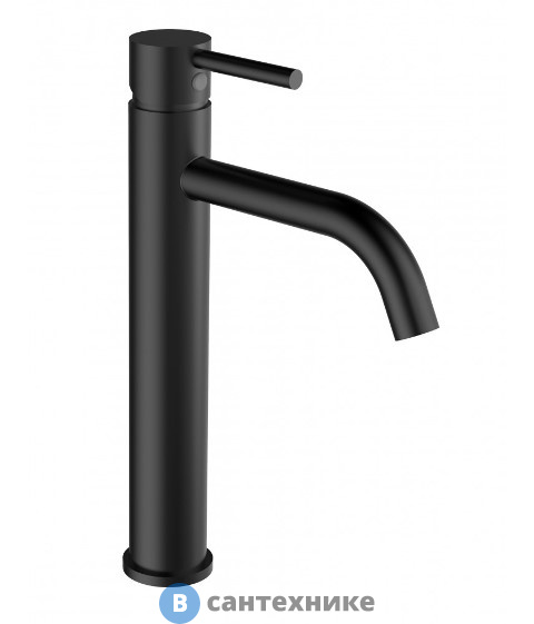 Смеситель Agger Zest A0712144 однозахватный для накладной раковины, чёрный