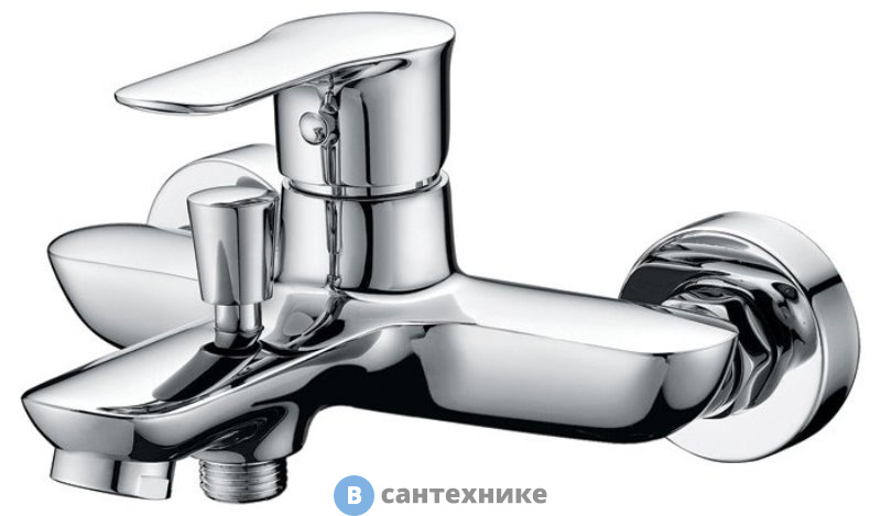 Смеситель BelBagno REN-VASM-CRM для ванны и душа