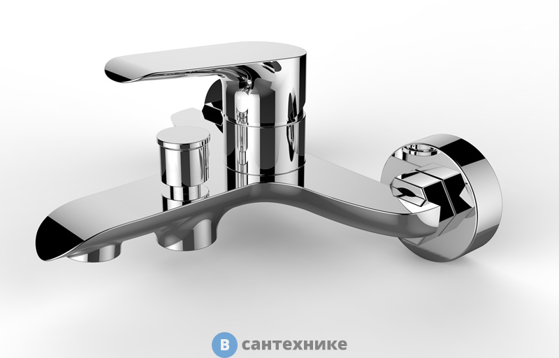 Смеситель WELTWASSER WW MX BONN 303 Хром. для ванны однорычажный