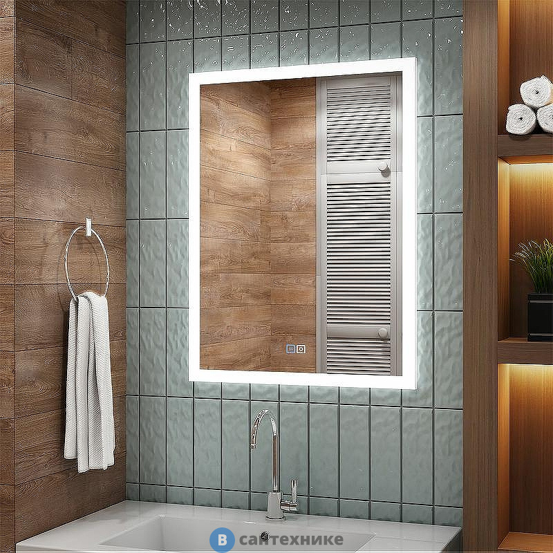 Зеркало Континент Sevilla Led 600х800, подогрев (ЗЛП248)