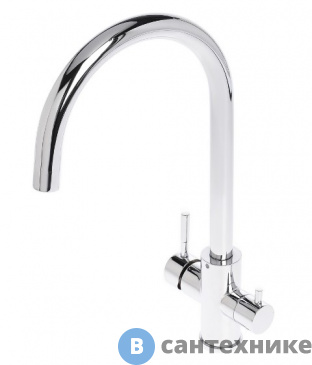 картинка Смеситель Agger Zest A0700700 для кухни 2х1 с возможностью подачи фильтрованной воды, хром