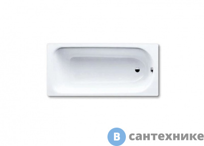 картинка Ванна стальная Kaldewei Saniform Plus 371-1 170х73 белый + easy-clean (112900013001), без ножек