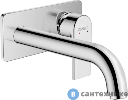 картинка Смеситель Hansgrohe 71578000 Vernis Sh для раковиный, настенный, хром