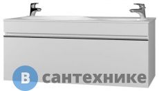 Тумба с раковиной Velvex Otto 100 подвесная белая (tpOTT.100-21.11)