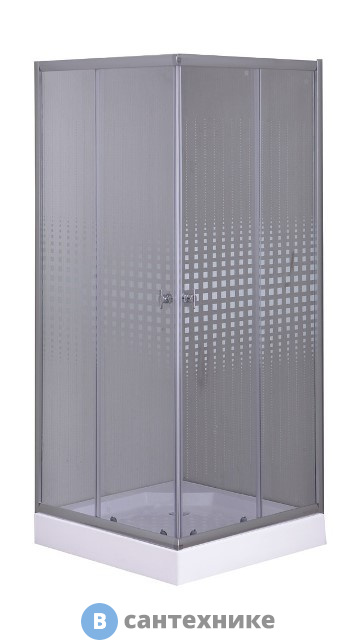 Душевой уголок Parly ZQ8111 (80*80*193)