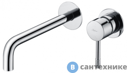 картинка Смеситель Boheme 465-CR для умывальника из стены, Uno. хром