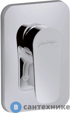 картинка Смеситель Jacob Delafon ALEO E98705-CP встраиваемый, однорычажный, 1 выход (хром)