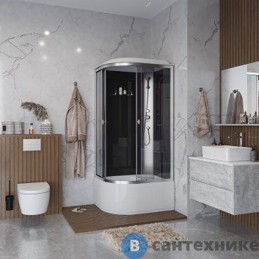 картинка Душевая кабина Niagara Eco E90/70/40R/TN (900х700х2150)