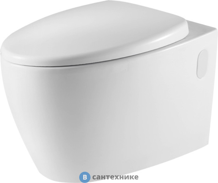 Унитаз Grossman GR-4451S (580*395*365) подвесной, с тонкой крышкой