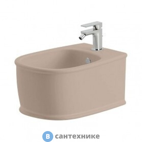 Биде Artceram ATELIER подвесное 52х37см, с 1 отв под смеситель, matera (ATB001 41 00 *1)