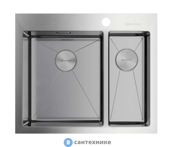 Кухонная мойка OMOIKIRI Akisame 60-2-IN-L (4993775)