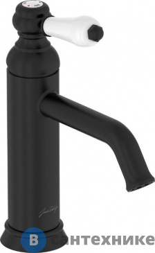 картинка Смеситель Jacob Delafon LOUISE E24360-BL для раковины без дк, матовый чёрный