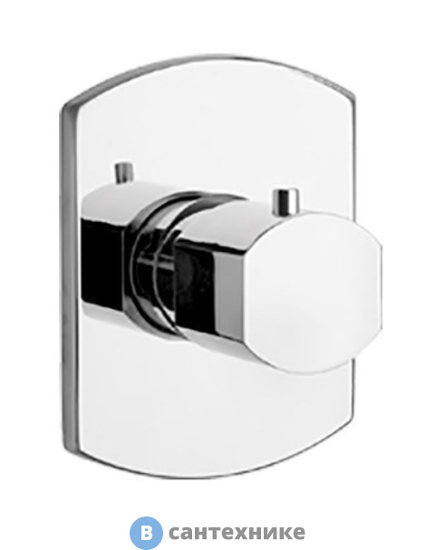 Дивертор Paini 86CR471 Ovo встраиваемый на 3 выхода, хром