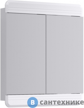 картинка Шкаф-зеркало Aqwella Корсика 75 (Kor.04.07)