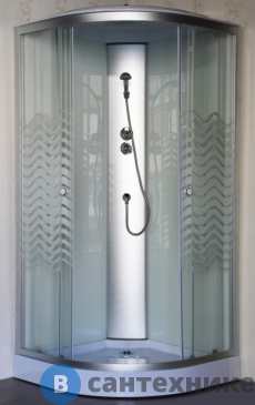 картинка Душевая кабина Polar 541 800*800*2100 крашен, узор