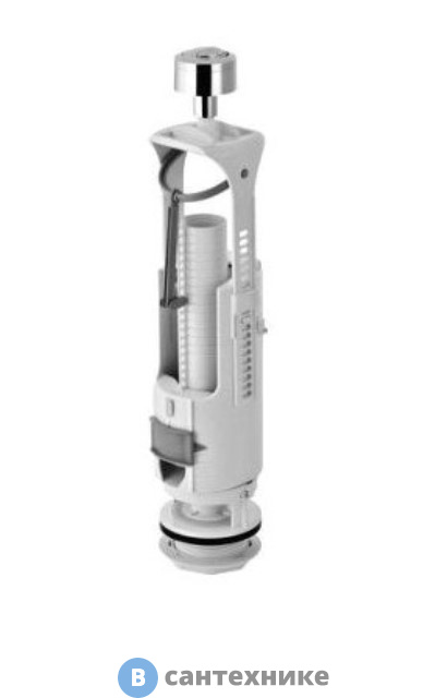 Сливной механизм BA009 AXA с 2-ым смывом, хром