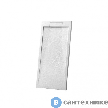 картинка Душевой поддон Vincea VST-4SRL8012W,1200*800*25, из искусственного камня белый матовый, без сифона