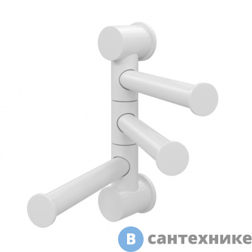 картинка Держатель WasserKRAFT K-1053 white полотенец тройной