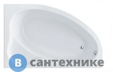 Ванна акриловая Santek Эдера 170х110 правосторонняя (1WH111994), без каркаса и сифона