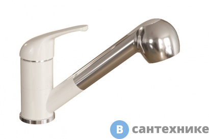 картинка Смеситель Dr. Gans СОНАТА Белый для кухни (319.04L.1223.401)