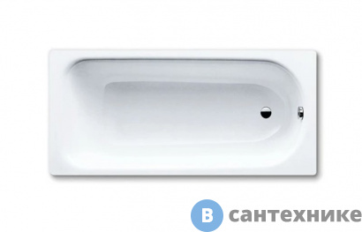 картинка Ванна стальная Kaldewei Saniform Plus 372-1 160х75х41 белый (112500010001), без ножек