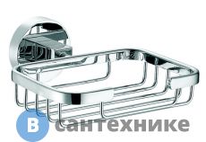 Мыльница AZARIO NESSY решетка, хром (AZ-73109A)