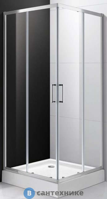 Душевой уголок Cezares MOLVENO-A-2-90-C-Cr-IV 900x900x1900 без поддона