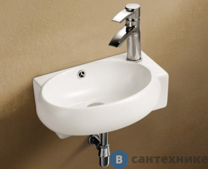 картинка Раковина WELTWASSER AISBACH 5011R подвесная (430х290х140)