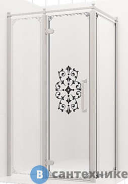 картинка Душевое ограждение Ambassador Royal 18015110-L (1200x800x2000)