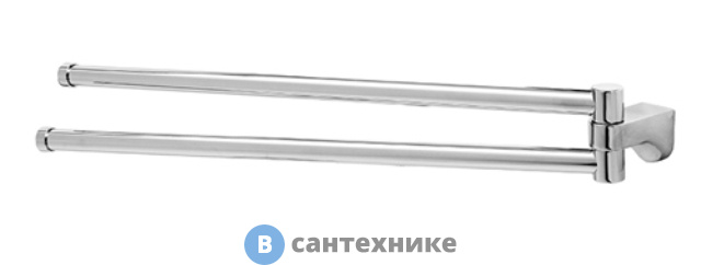 Держатель полотенец WasserKRAFT Kammel K-8331 рога металл, хромоникелевое покрытие