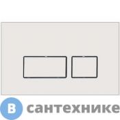 Кнопка смыва Boheme 664-W для инсталляции, пластик white