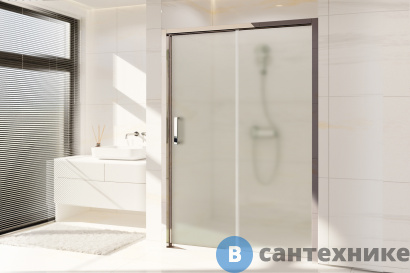 картинка Душевая дверь Royal Bath ACCORD RB HS-C-CH 155x200 (матовое) (RB155HS-C-CH)