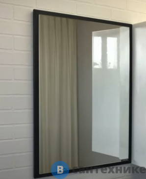 картинка Зеркало Comforty Лозанна-55 серый матовый