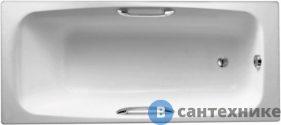 картинка Чугунная ванна Jacob Delafon DIAPASON E2926 (170x75), без ножек и сифона