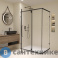 картинка Душевой уголок RGW CL-046B 120* 80*185 Чёрный/ Прозрачное (350904628-14), без поддона