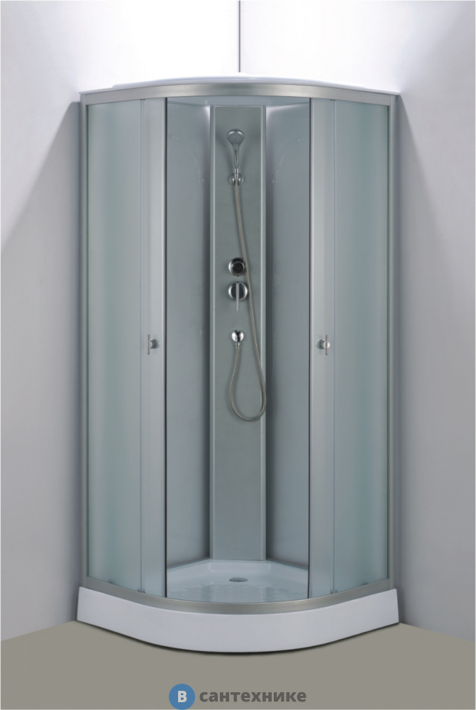 Душевая кабины Loranto CS-981TM/W-90 900x900x2150 поддон 14 см 