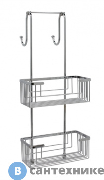 картинка Комплект WasserKRAFT K-71122 из держателей и 2-х навесных полок