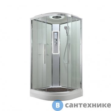 картинка Душевая кабина AvaCan EM2011LEDT прозрачная 