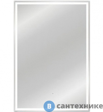 картинка Зеркало-шкаф Style line КВАРТЕТ 50*80 с подсветкой, сенсор на зеркале (2000949237350)