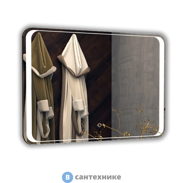 Зеркало AZARIO Valeria влагостойкое с подсветкой 800*600 (CS00064487)