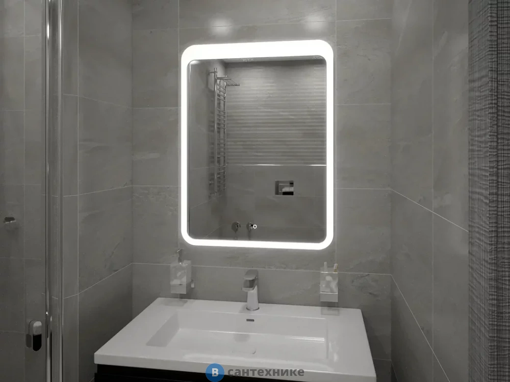 Зеркало Континент Lacio LED 700х800 (ЗЛП34)