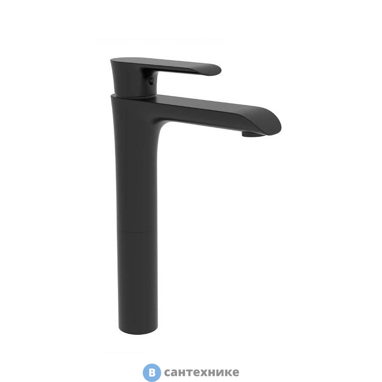Смеситель Vincea Esse VBF-1E2MB для раковины, однорычажный, черный
